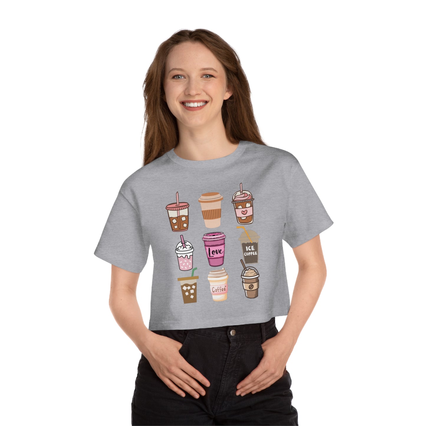 Best Cropped Coffee T-Shirt "Coffee Mugs for Coffee Lovers"