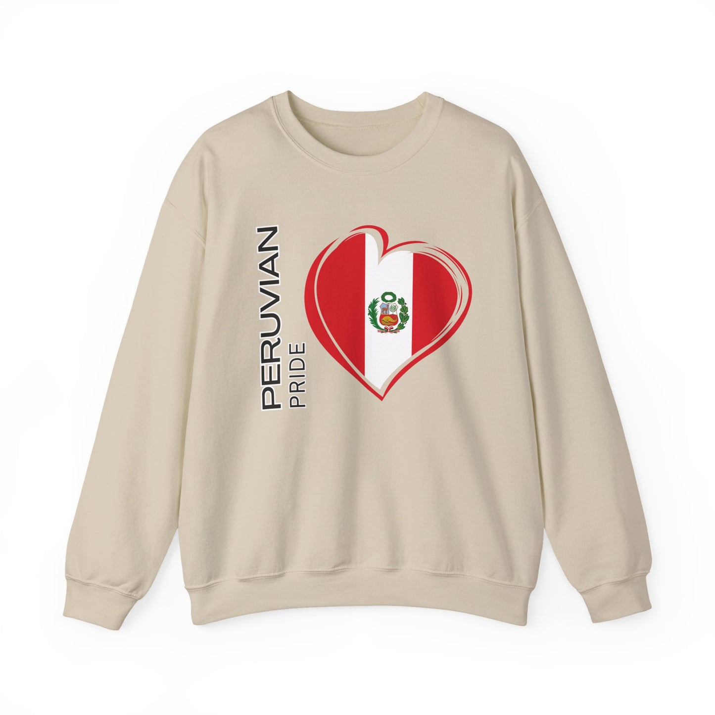 Best Peruvian Unisex Sweatshirt "Peruvian Pride Heart"