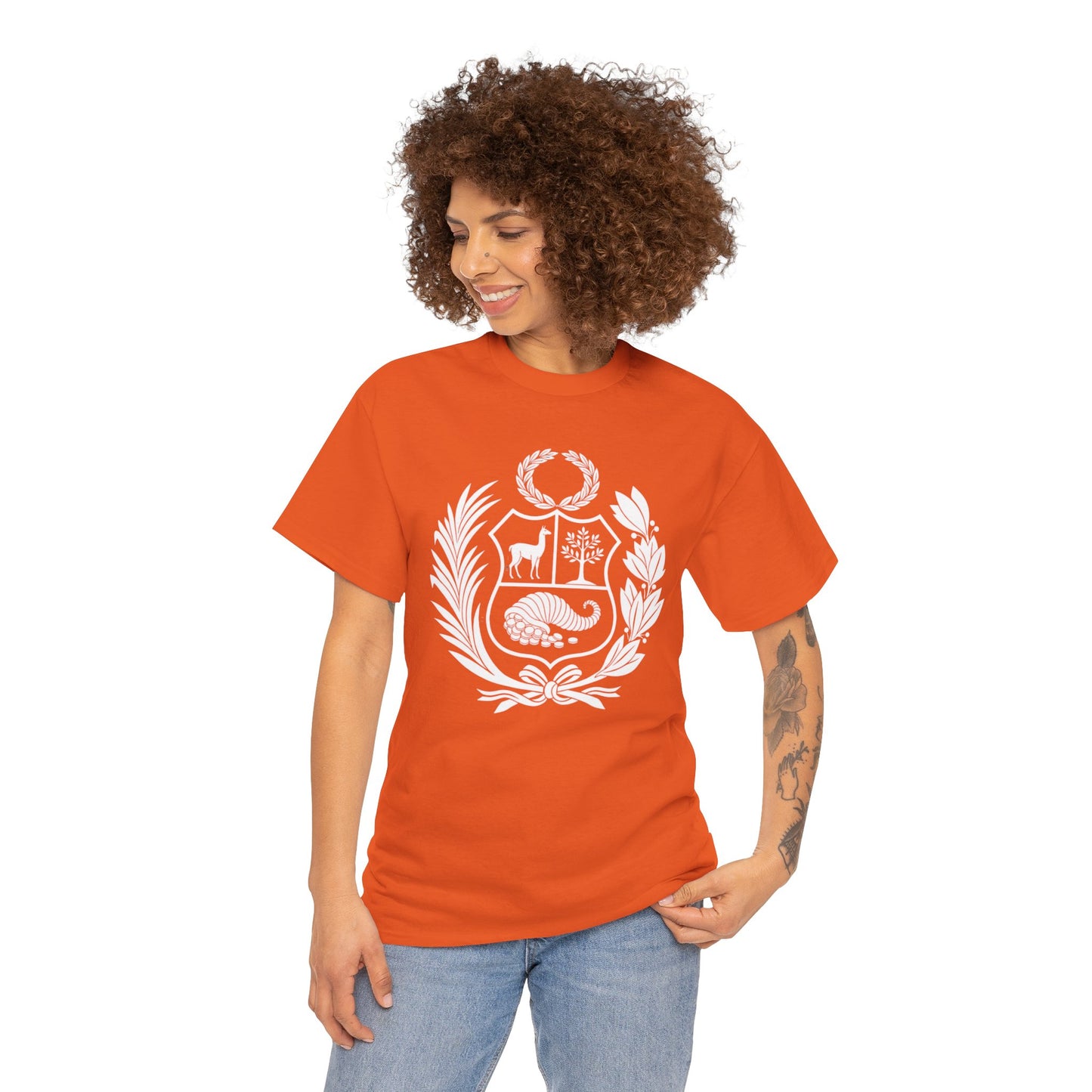 Best Peru Coat of Arms T-Shirt USA Unisex Peruvian Pride Tee