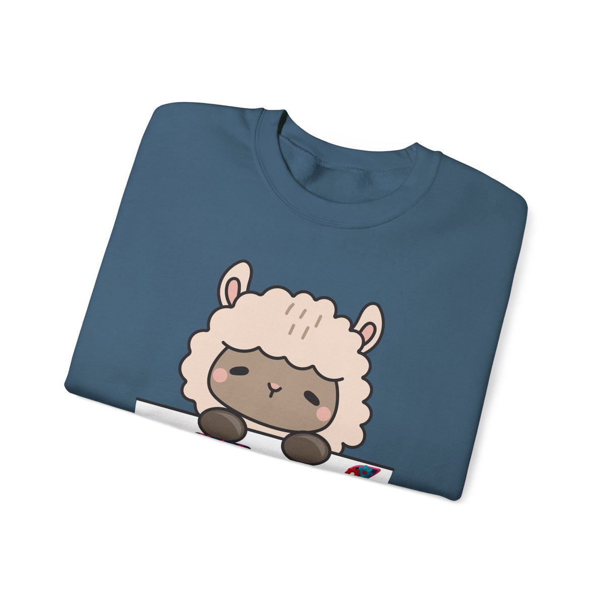 Best Peru Floral Llama Sweatshirt - Crewneck