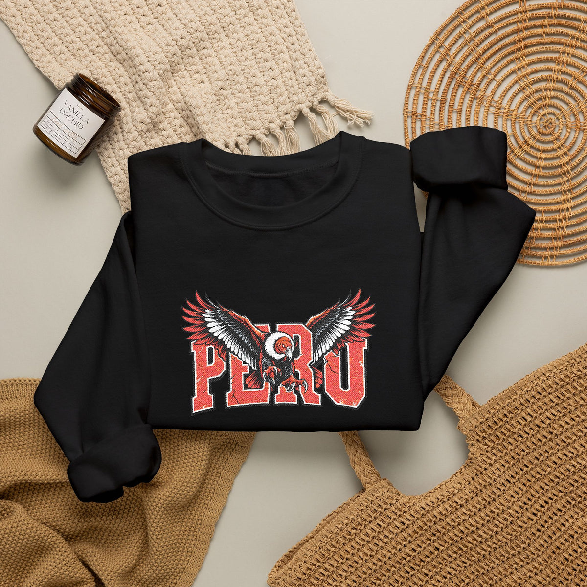Best Peru Condor Embroidered Sweatshirt USA