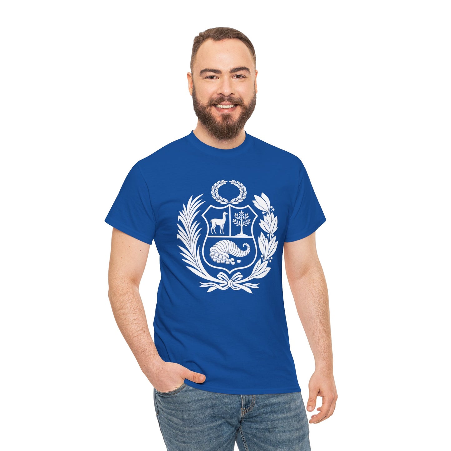 Best Peru Coat of Arms T-Shirt USA Unisex Peruvian Pride Tee