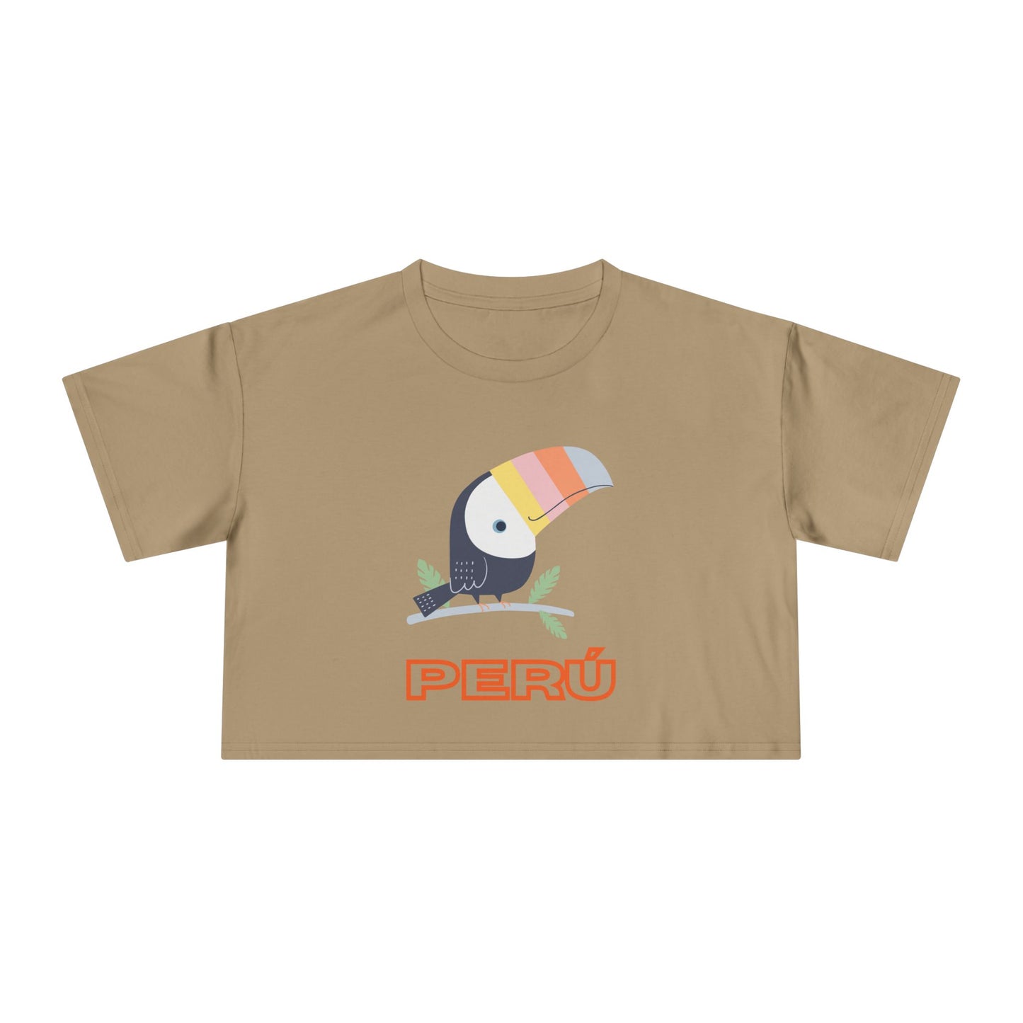 Best Peru Toucan Crop Top Bold Design | Peruvian Gift USA