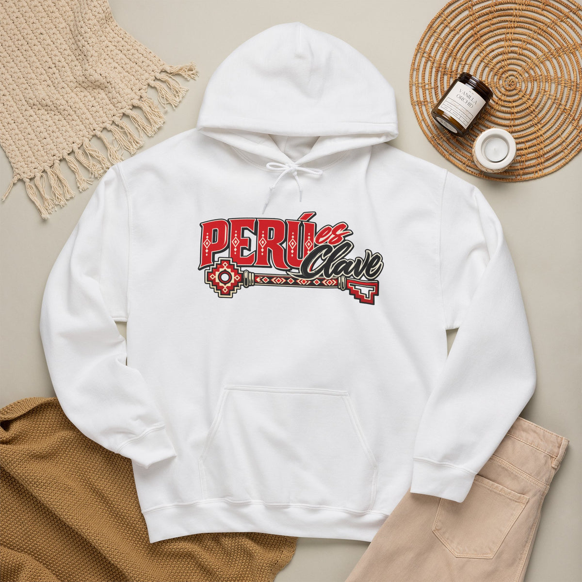 Best Perú es Clave Hoodie - Chakana Key Peruvian Gift