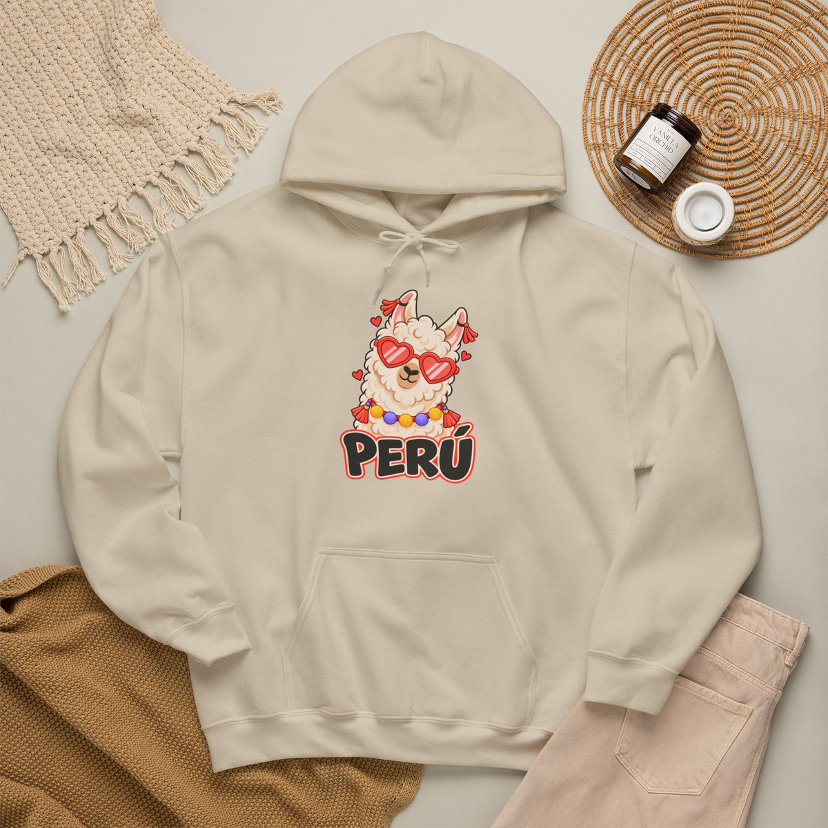 Best Cool Llama Peru Hoodie - Heart Sunglasses Llama Gift