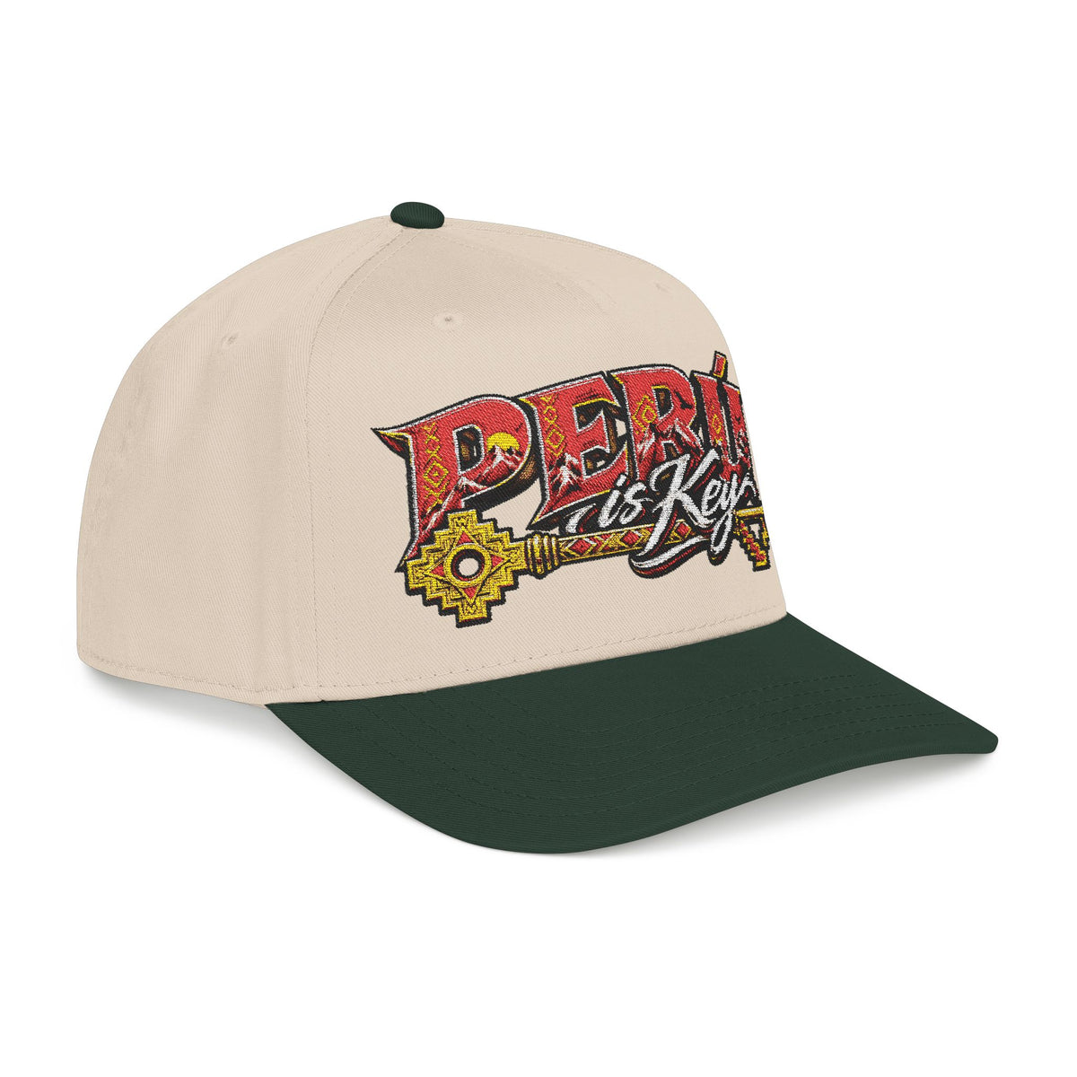 Best Peru Is Key Embroidered Cap in the USA