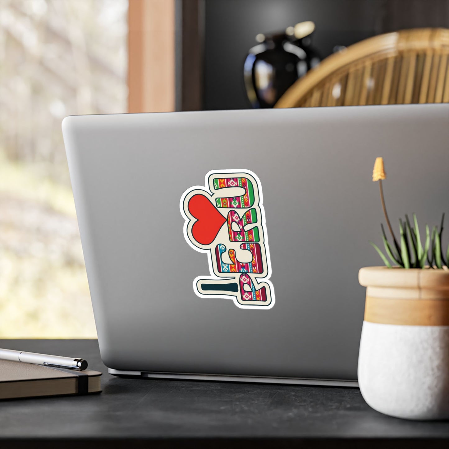 Best I Love Peru Sticker - Textile Design