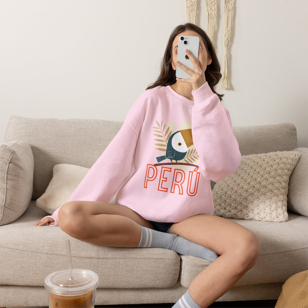 Best Peruvian Unisex Sweatshirt "Peru Toucan"