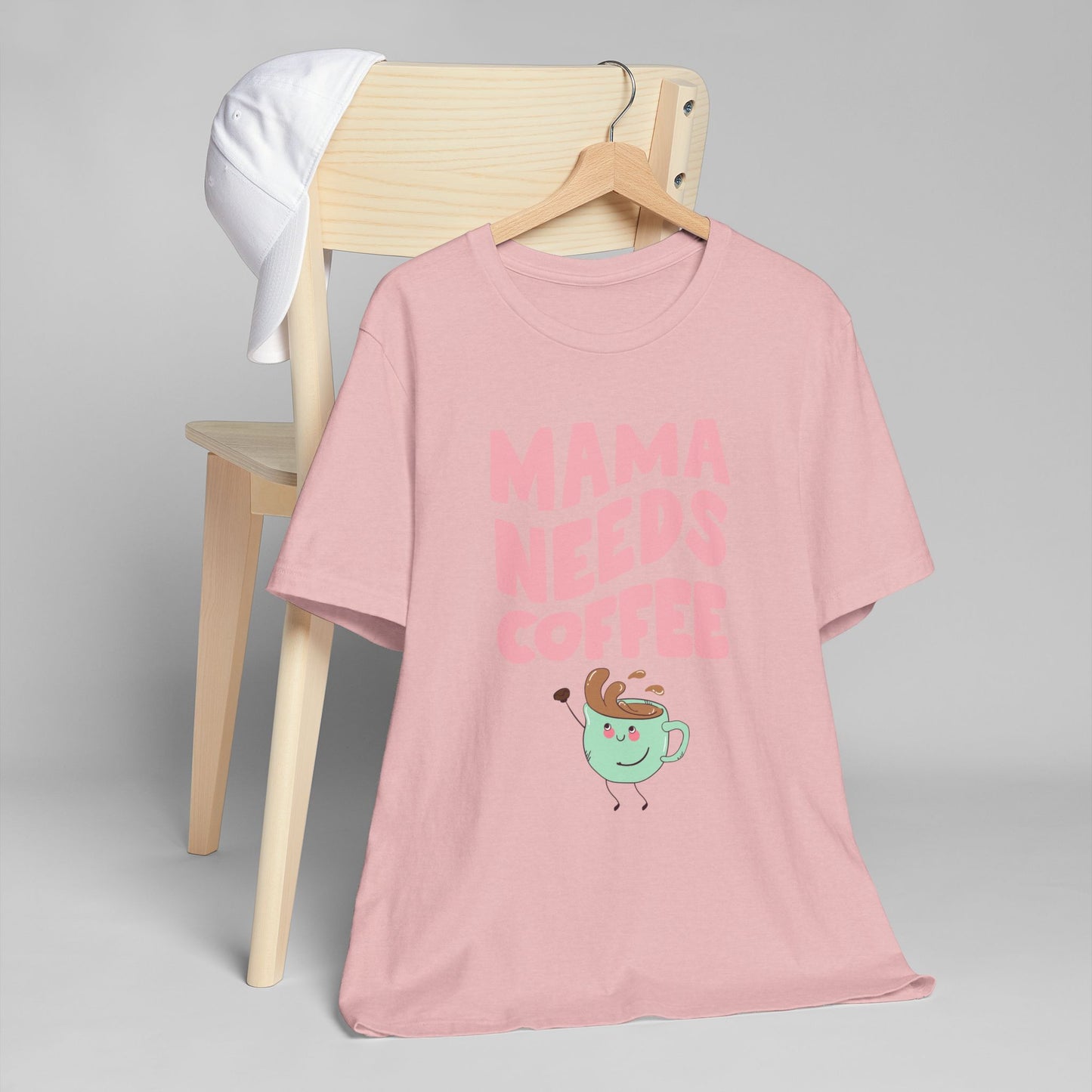 Mama Needs Coffee T-Shirt – Cute Graphic Tee for Moms Who Love Coffee (USA Only)