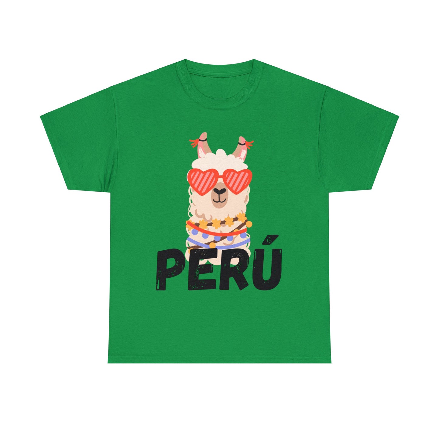 Peruvian Unisex T-Shirt "Llama Elegance"