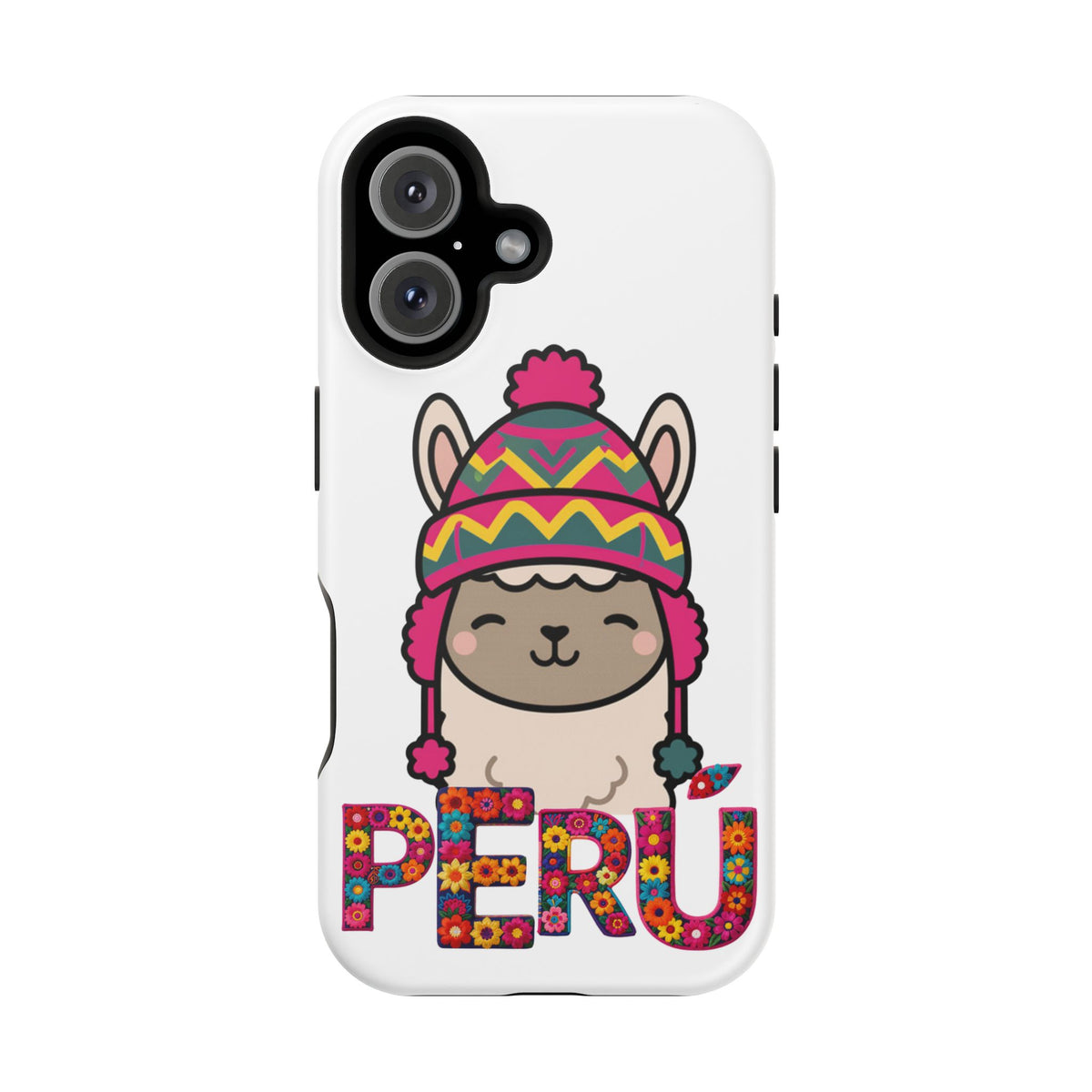 Best Peru Phone Case – Cute Llama with Chullo | Peruvian Gift