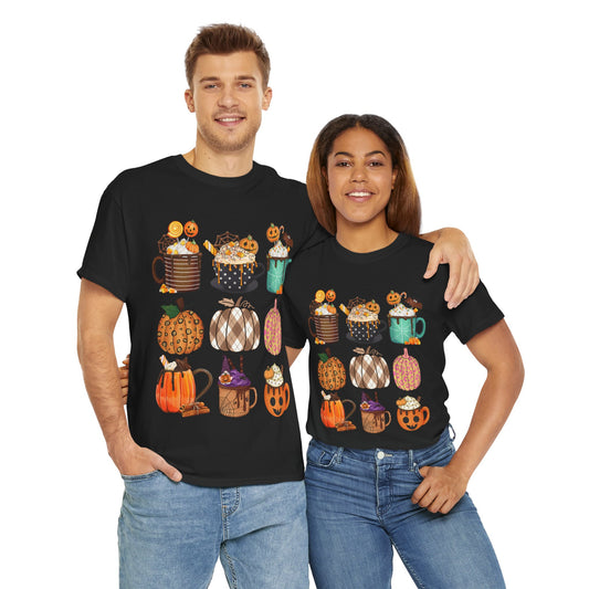 Best Unisex Coffee T-Shirt Haunted Harvest Brews: The Ultimate Fall Coffee Lover's