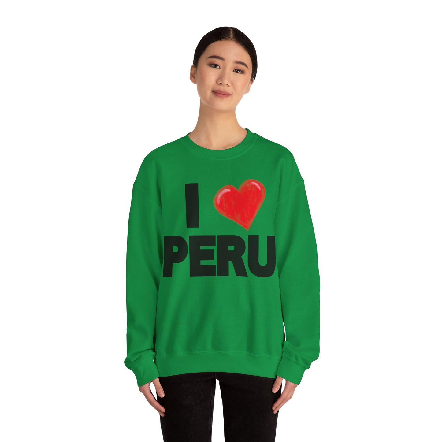 Best Unisex Sweatshirt Peruvian Inspired "I Love Peru"