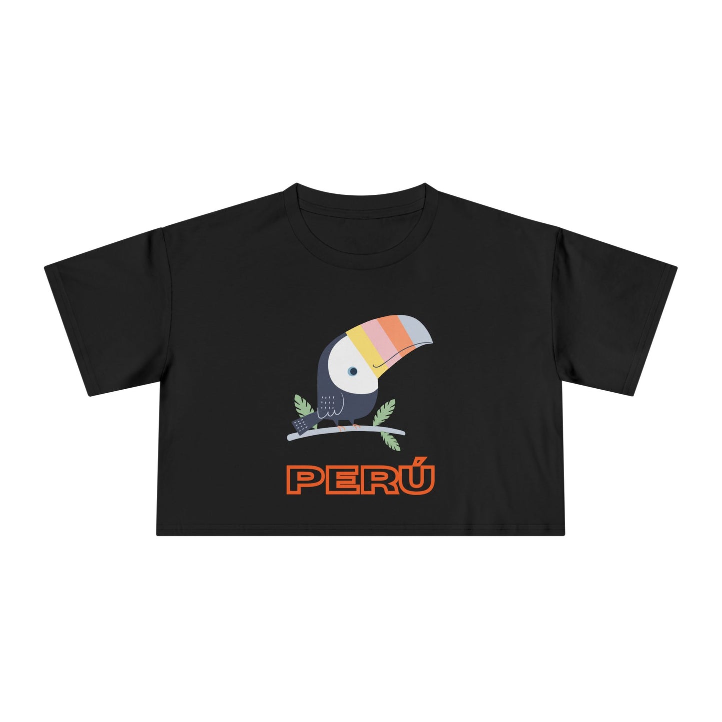 Best Peru Toucan Crop Top Bold Design | Peruvian Gift USA