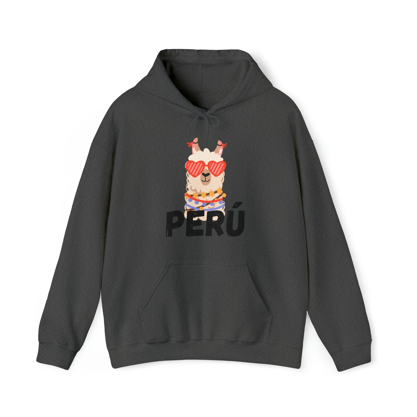 Peruvian Unisex Hoodie "Cozy Elegance,Peruvian Llama" 2024