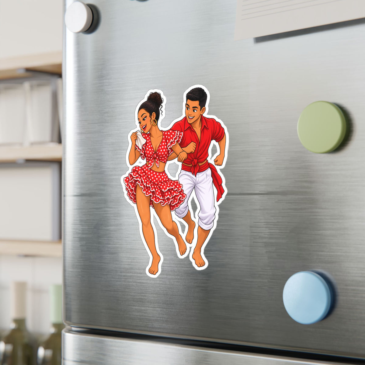 Best Afro-Peruvian Dance Sticker - Festejo Dancers Decal
