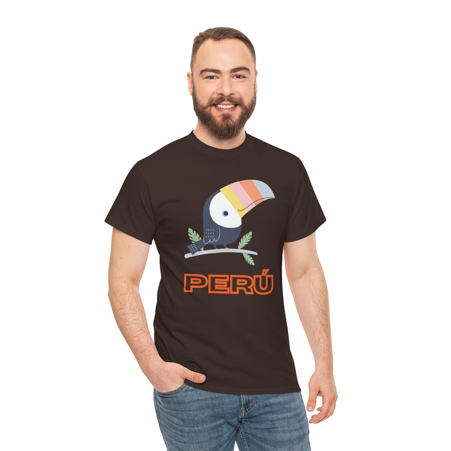 Best Peru Colorful Toucan T-Shirt USA Unisex Tropical Bird Tee