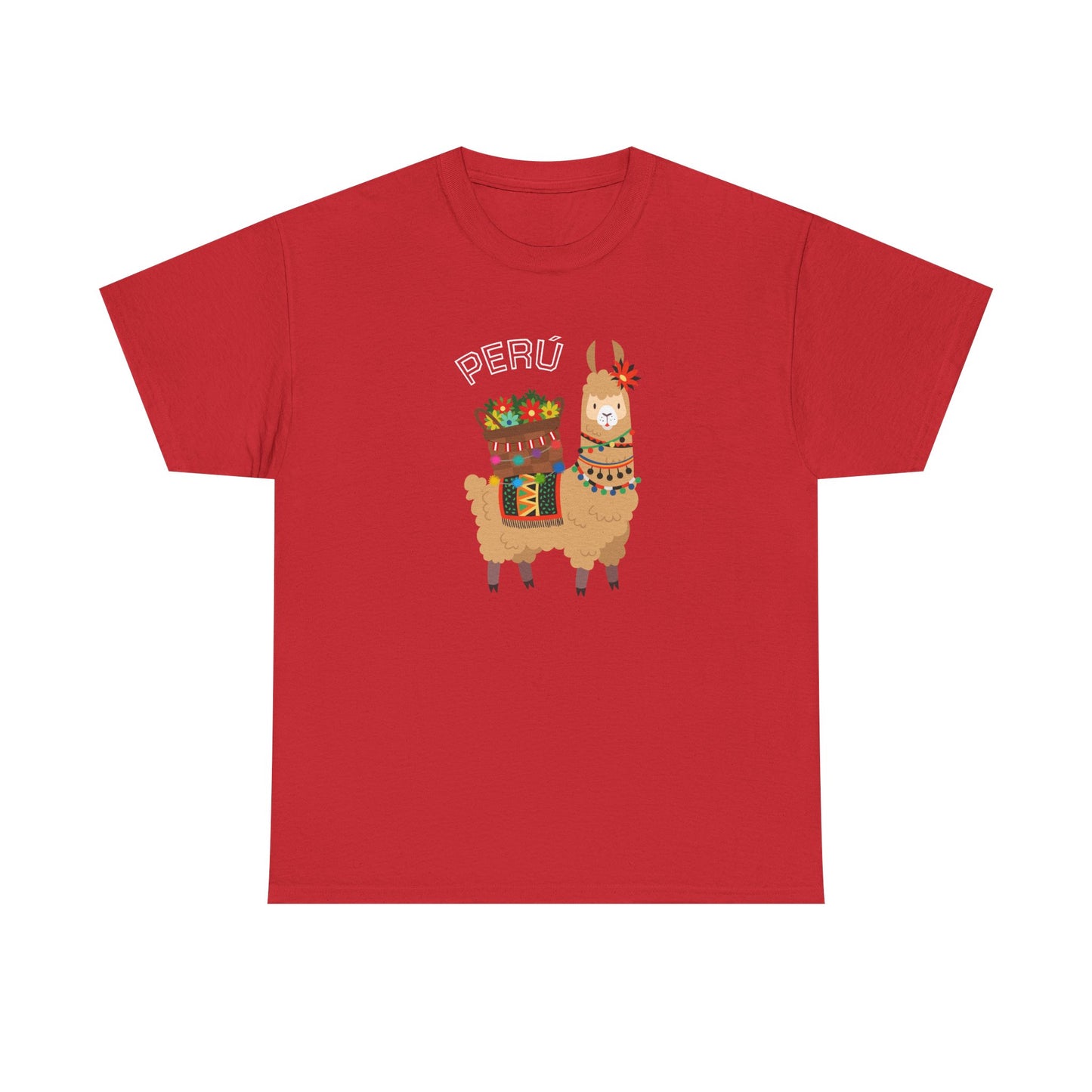 Best Peru Llama T-Shirt USA Unisex Andean Llama Pride Tee