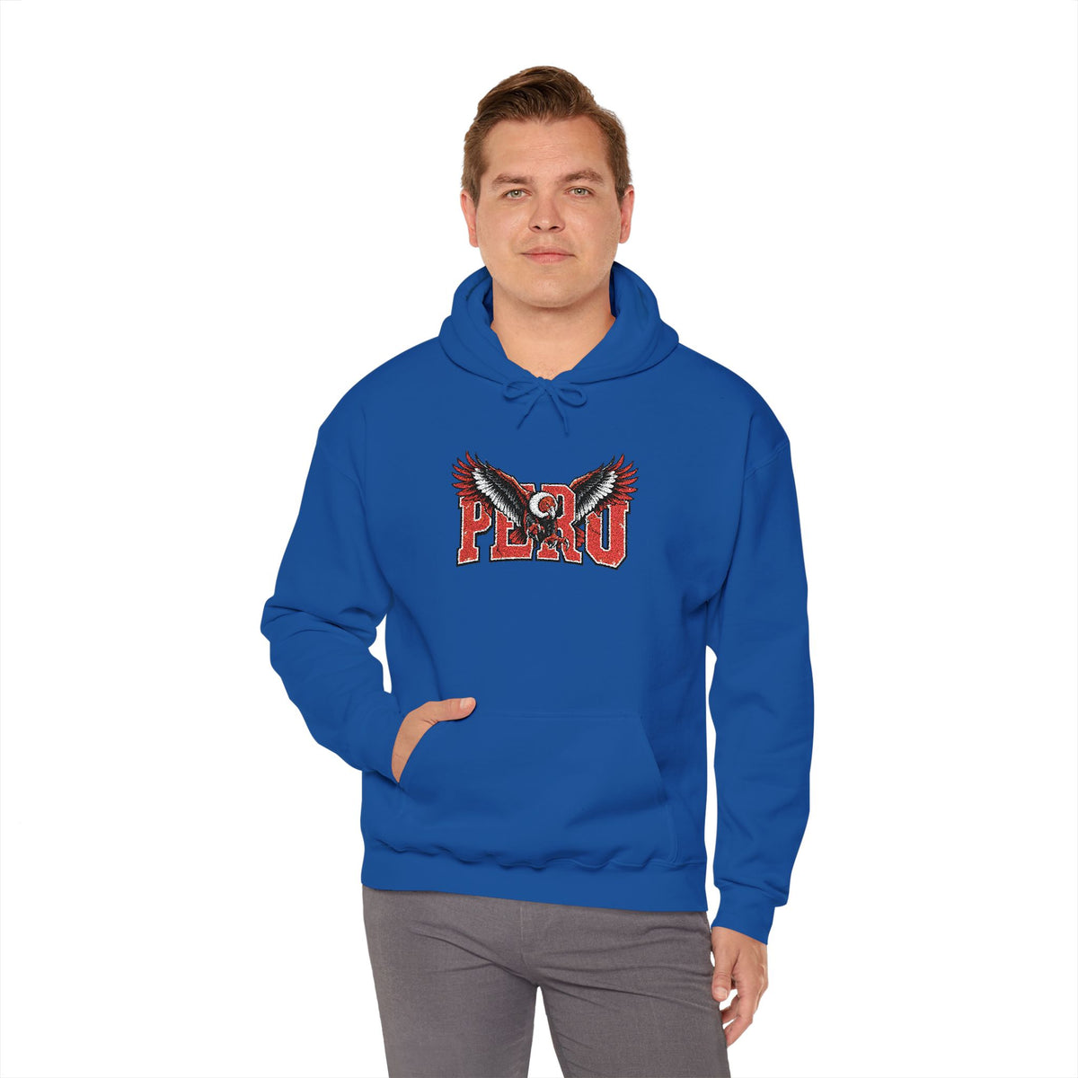 Best Peru Condor Embroidered Hoodie USA