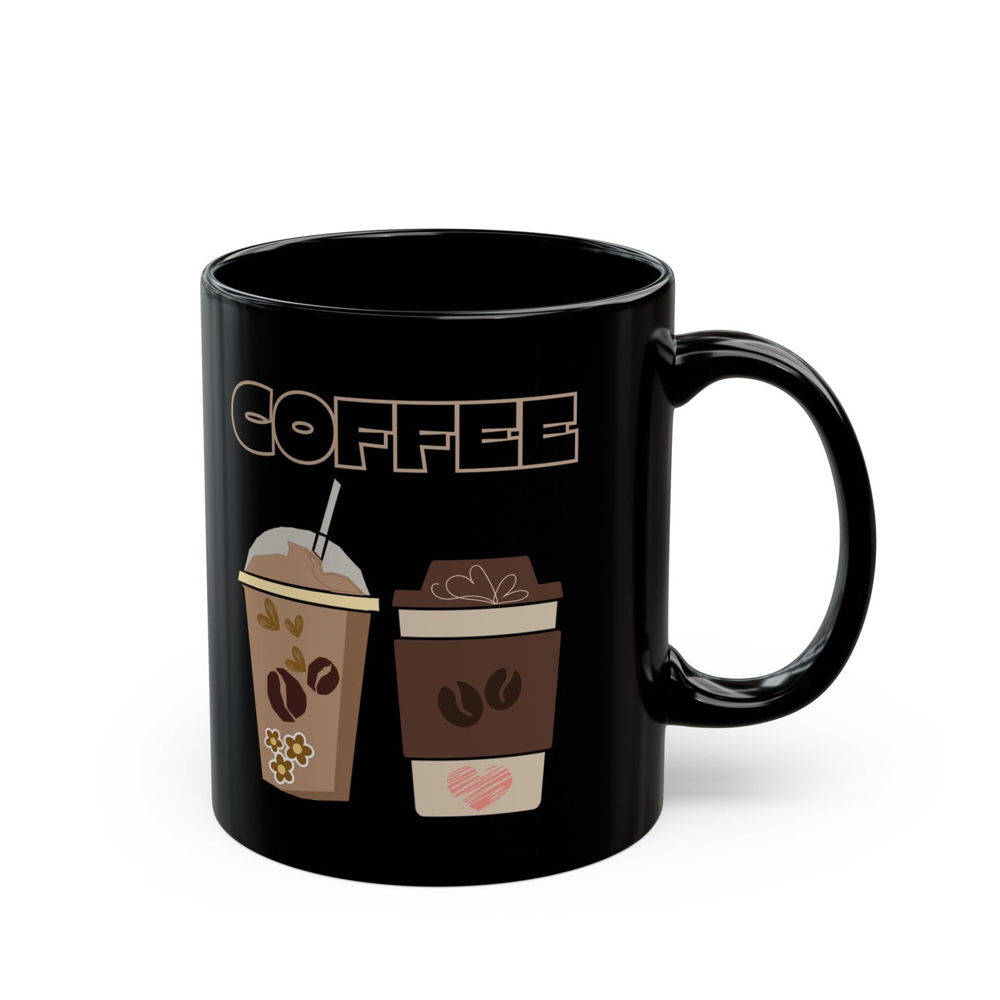 Best Coffee Black Mug (11oz, 15oz) "COFFEE"