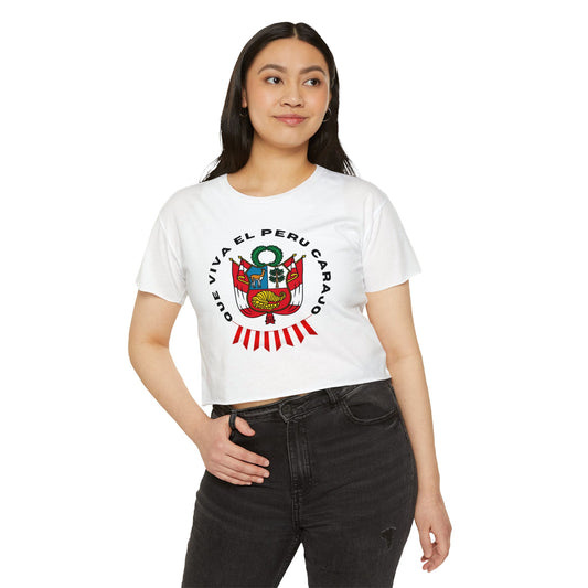 Best Peruvian Crop Top "Peru Escudo"