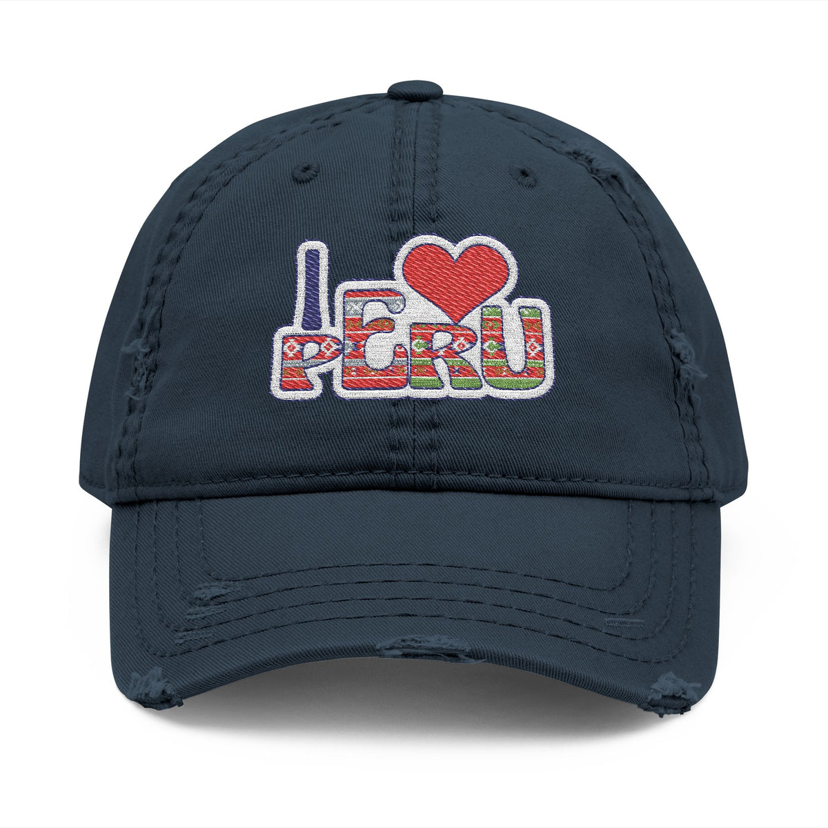 Best I Love Peru Embroidered Hat in the USA
