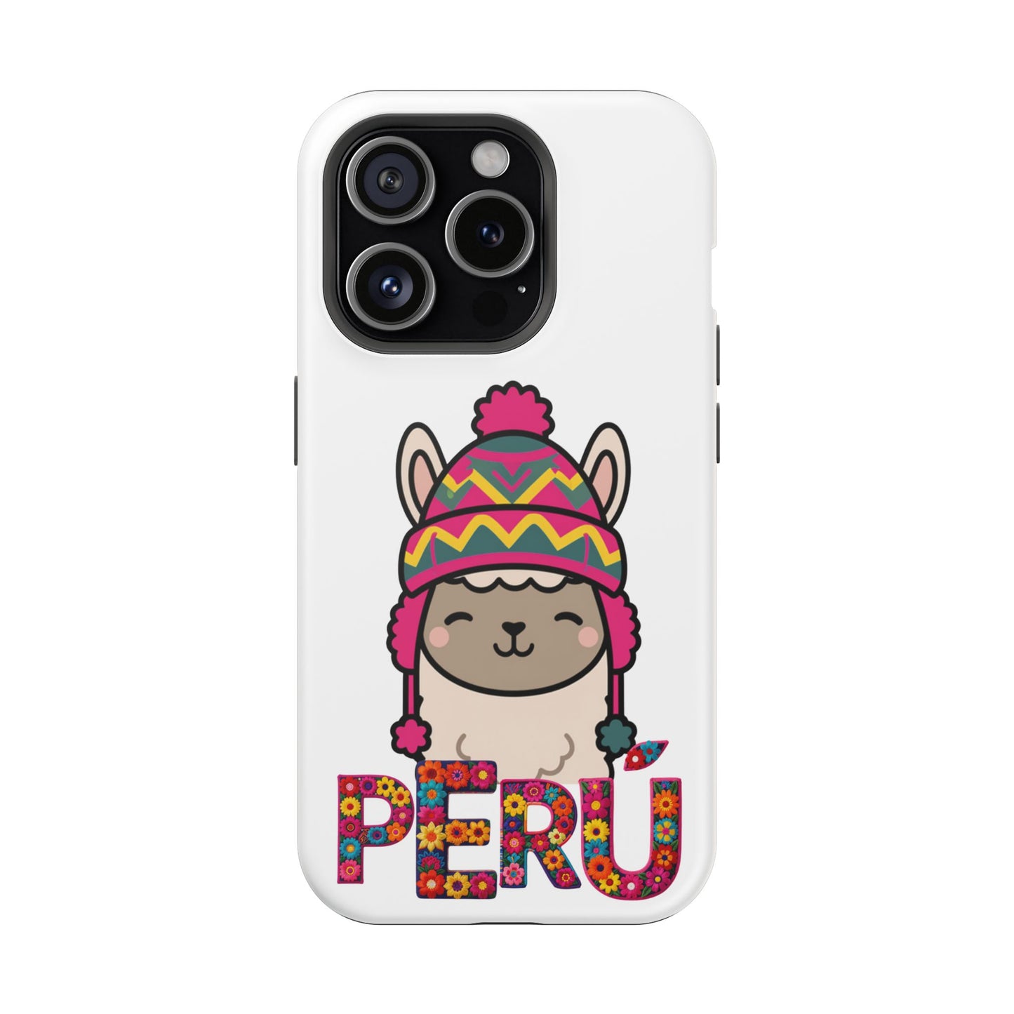 Best Peru Phone Case – Cute Llama with Chullo | Peruvian Gift