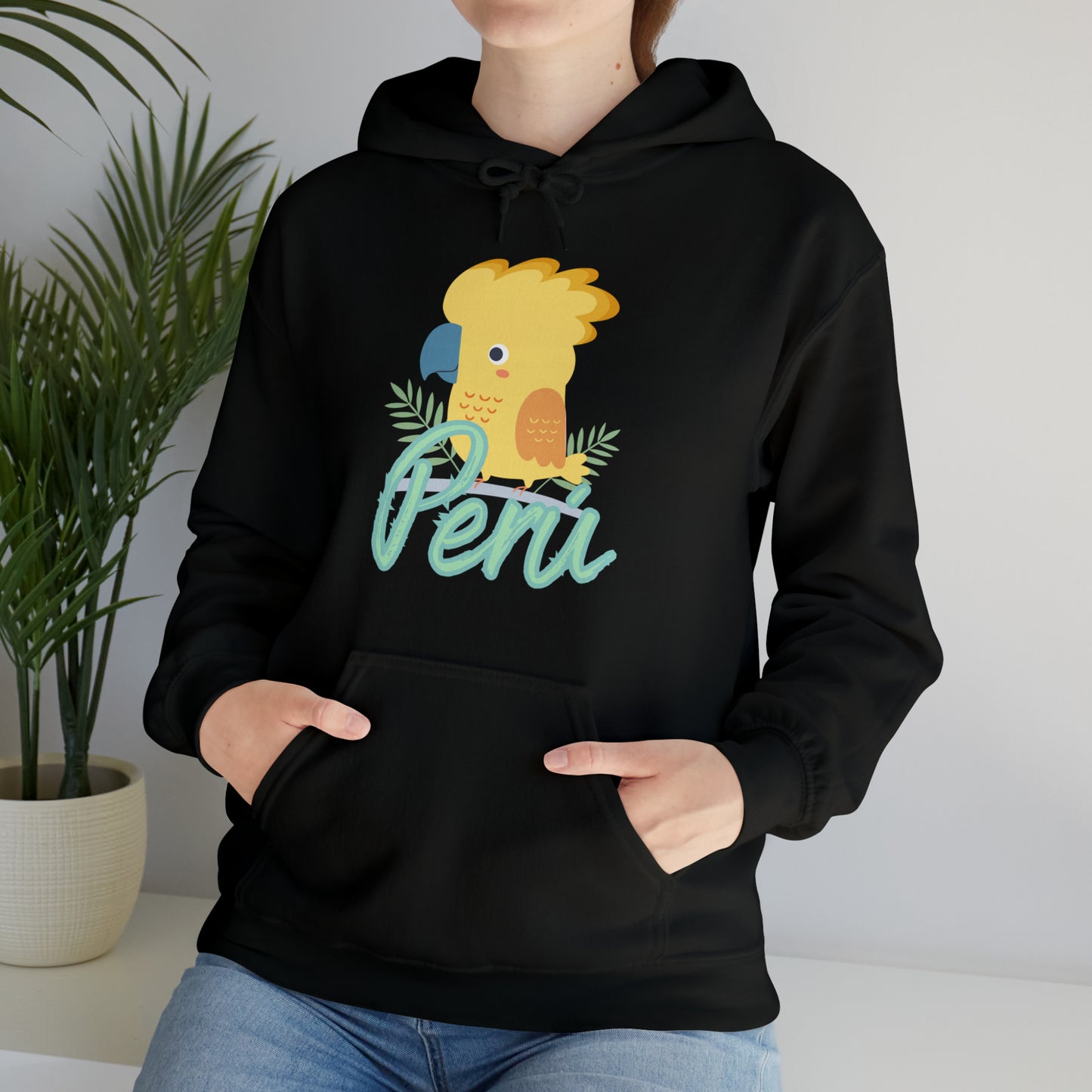 Peruvian Unisex Hoodie 'Gallito de las Rocas'