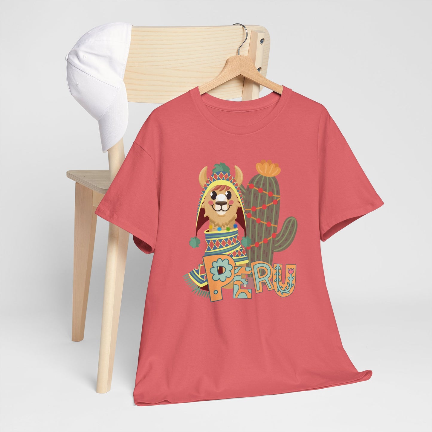 Best Peru Chullo Llama T-Shirt USA — Peruvian Pride Tee