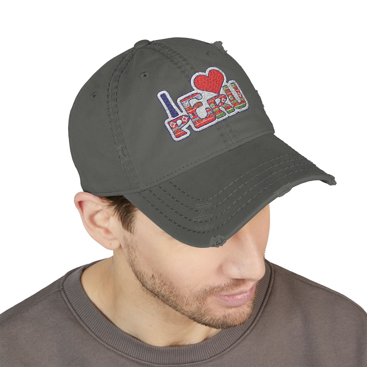 Best I Love Peru Embroidered Hat in the USA