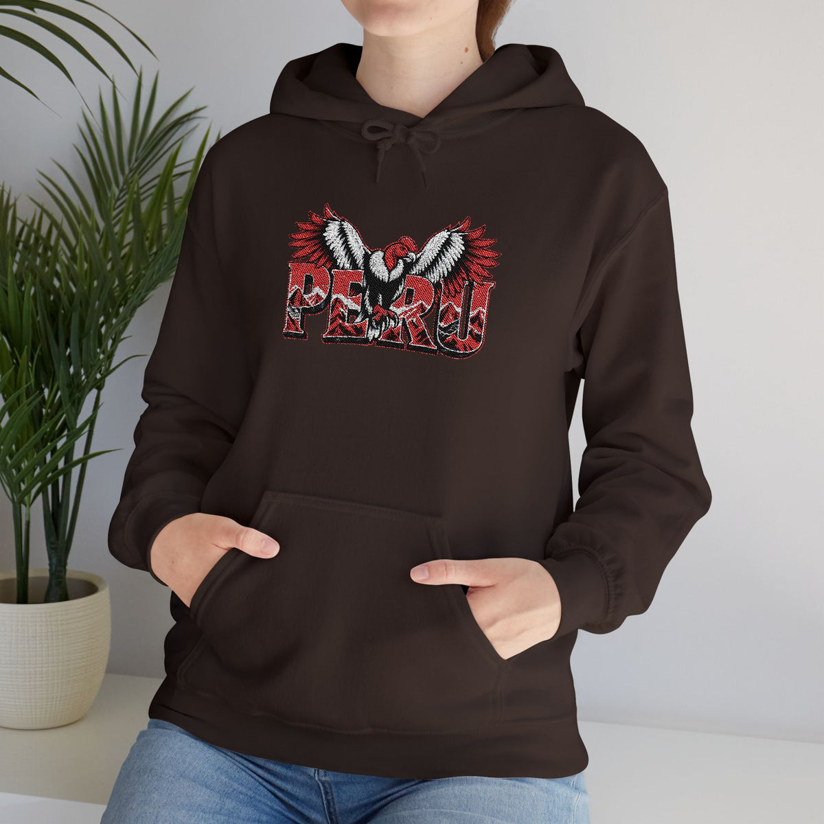 Best Peru Condor Embroidered Hoodie in USA
