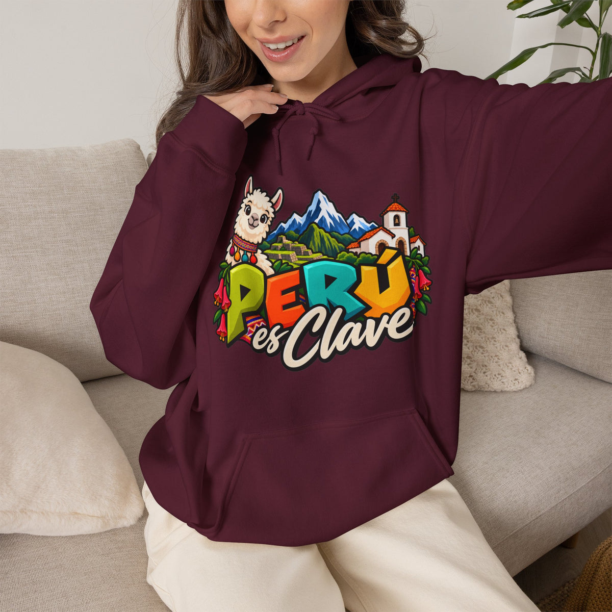 Best Perú es Clave Hoodie - Alpaca & Machu Picchu Gift