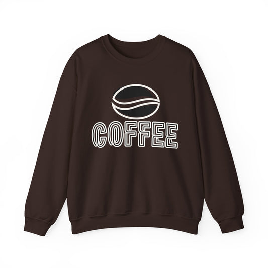 ☕ Minimalist Coffee Sweatshirt USA | Eco-Friendly Unisex Sweater