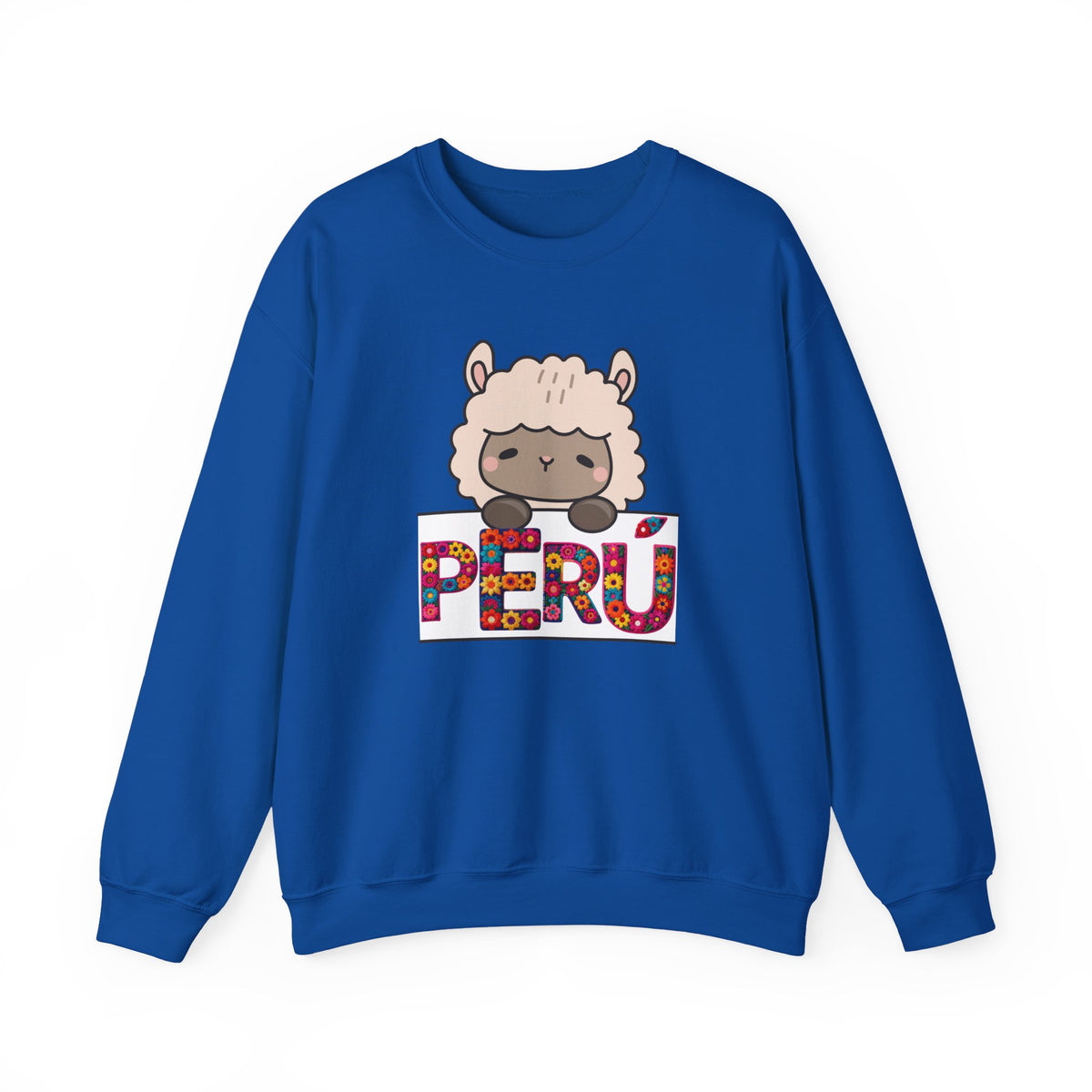 Best Cute Alpaca Peru Sweatshirt - Kawaii Floral Crewneck