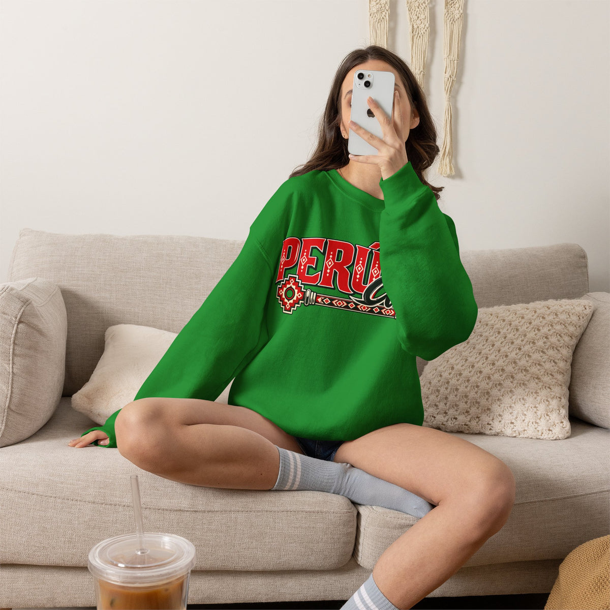 Best Perú es Clave Sweatshirt - Chakana Key Crewneck Gift