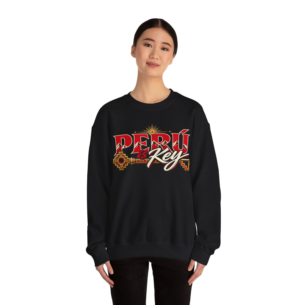 Best Peru is Key Sweatshirt - Golden Sun Andes Crewneck