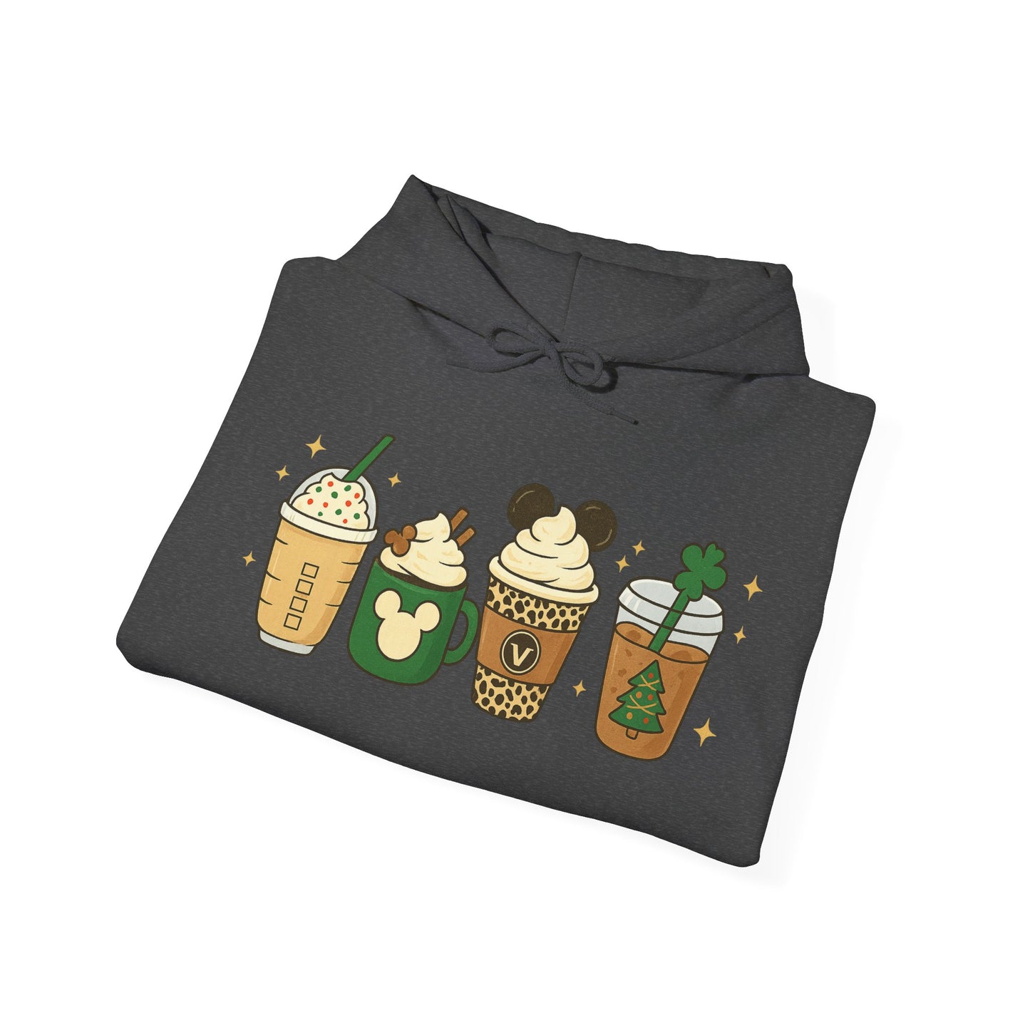 Seasonal Coffee Cups Hoodie USA ☕✨ – Unisex Coffee Hoodie for Every Occasion