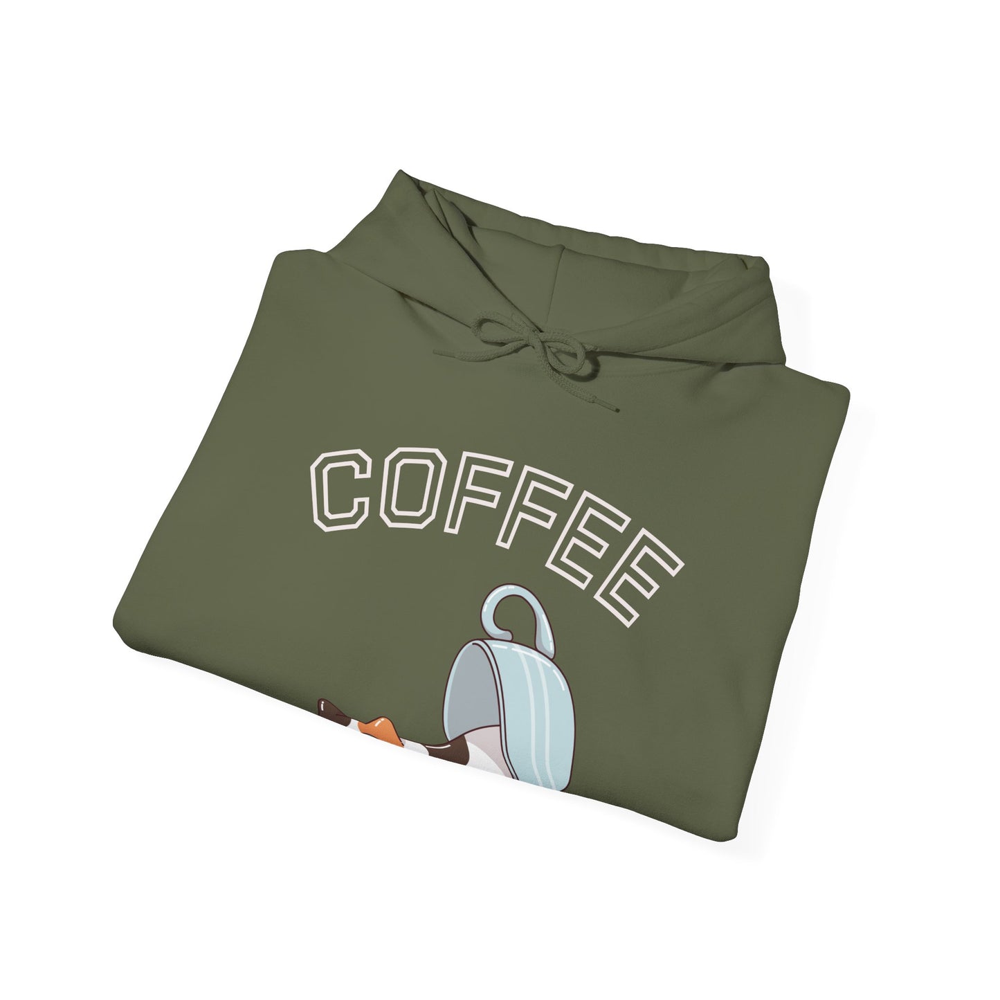 Coffee Cat Hoodie (Unisex) – Cute Cat in Coffee Mug Graphic, Hoodie for Coffee Lovers (USA Only)