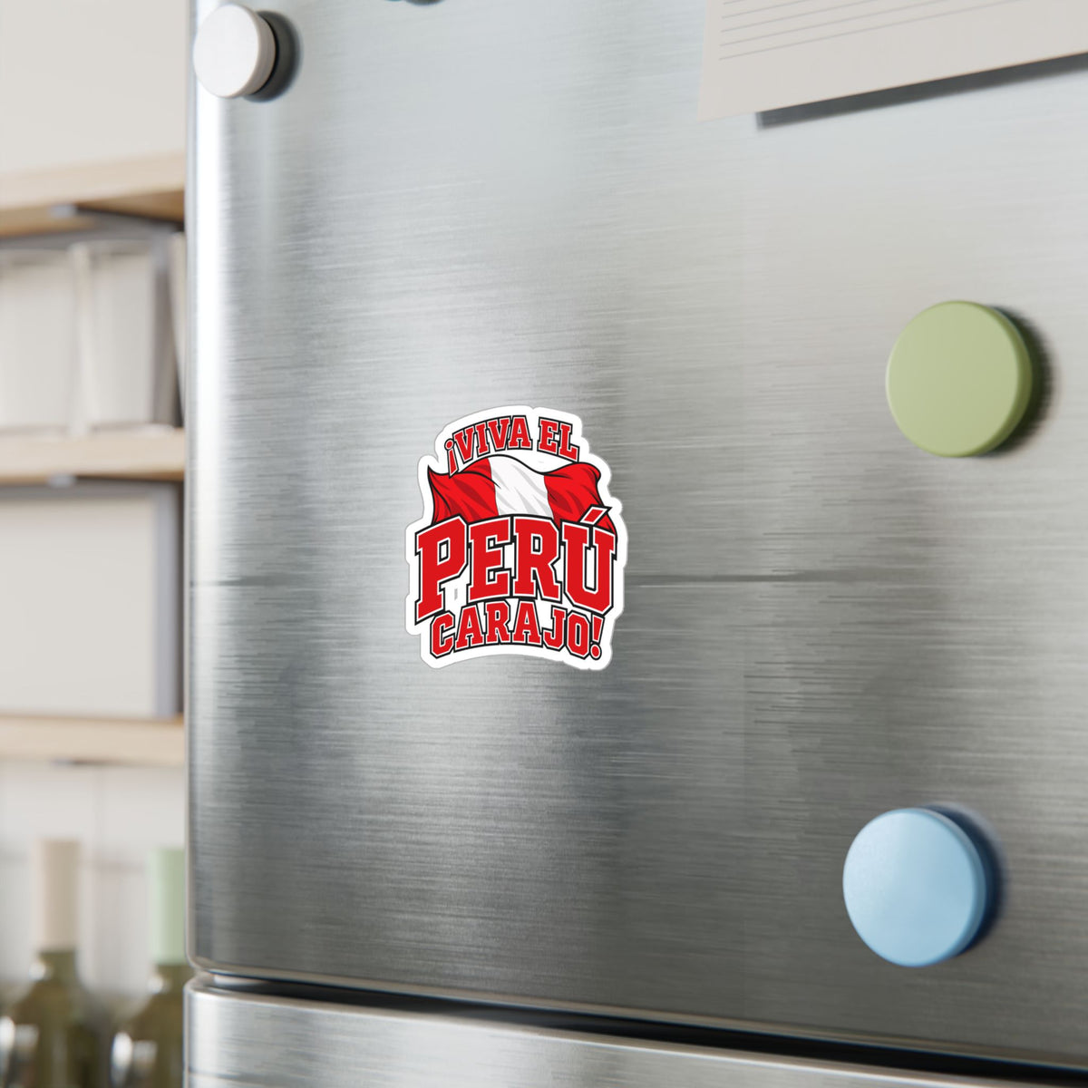 Best Viva el Perú Carajo Sticker - Peru Flag Pride Decal