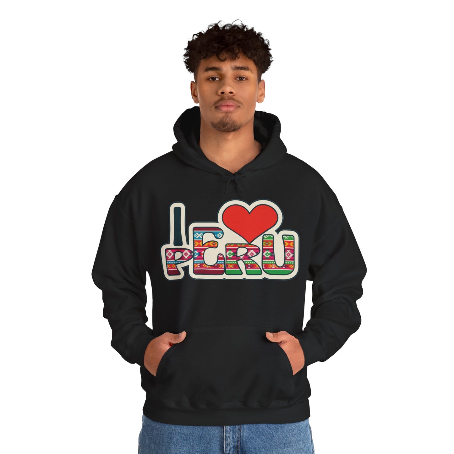 Best I Love Peru Unisex Hoodie - Peruvian Pride