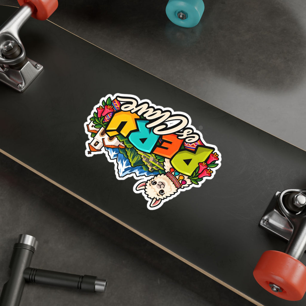 Best Perú es Clave Sticker - Alpaca & Machu Picchu Decal