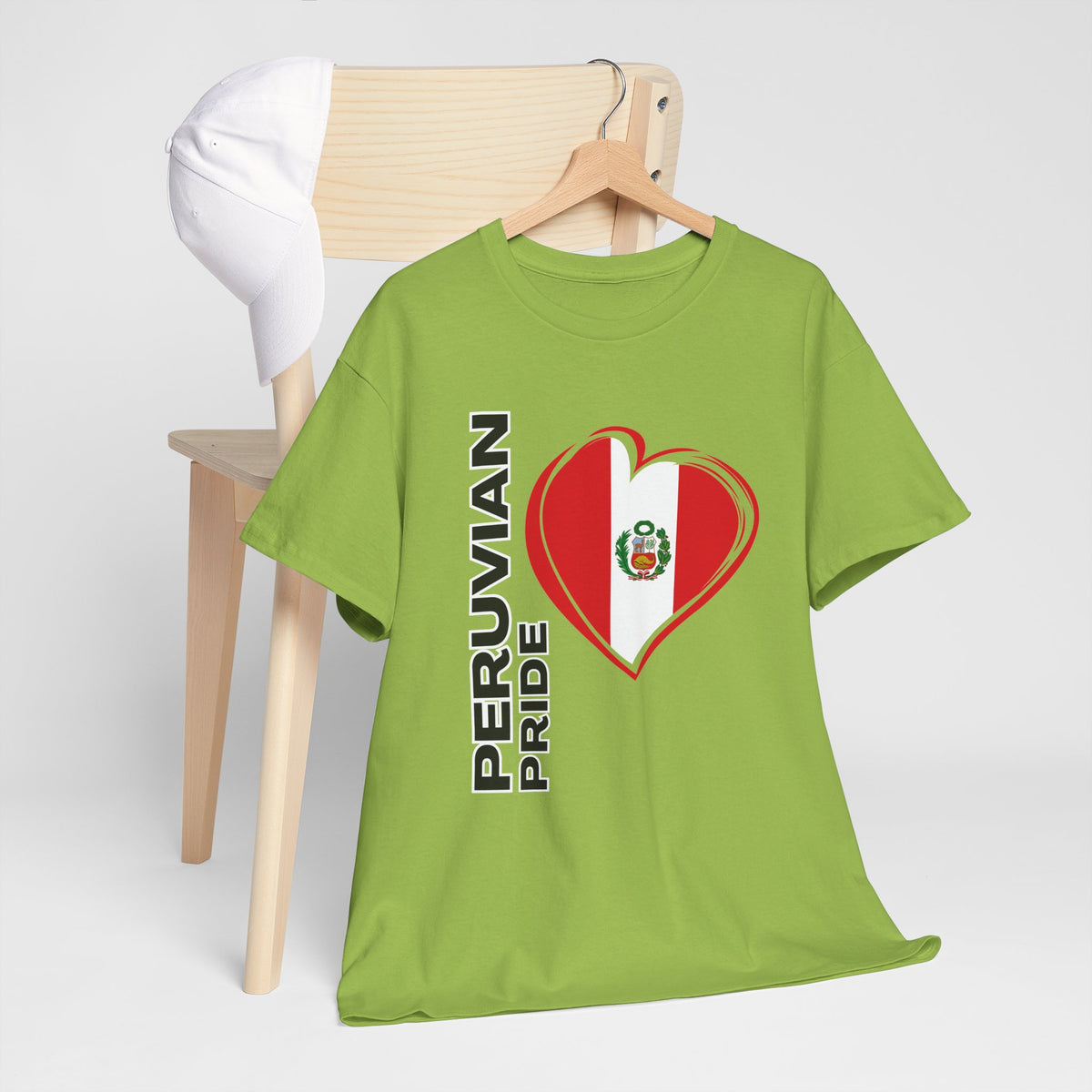 Best Peruvian Pride T-Shirt USA Unisex Flag Heart Tee