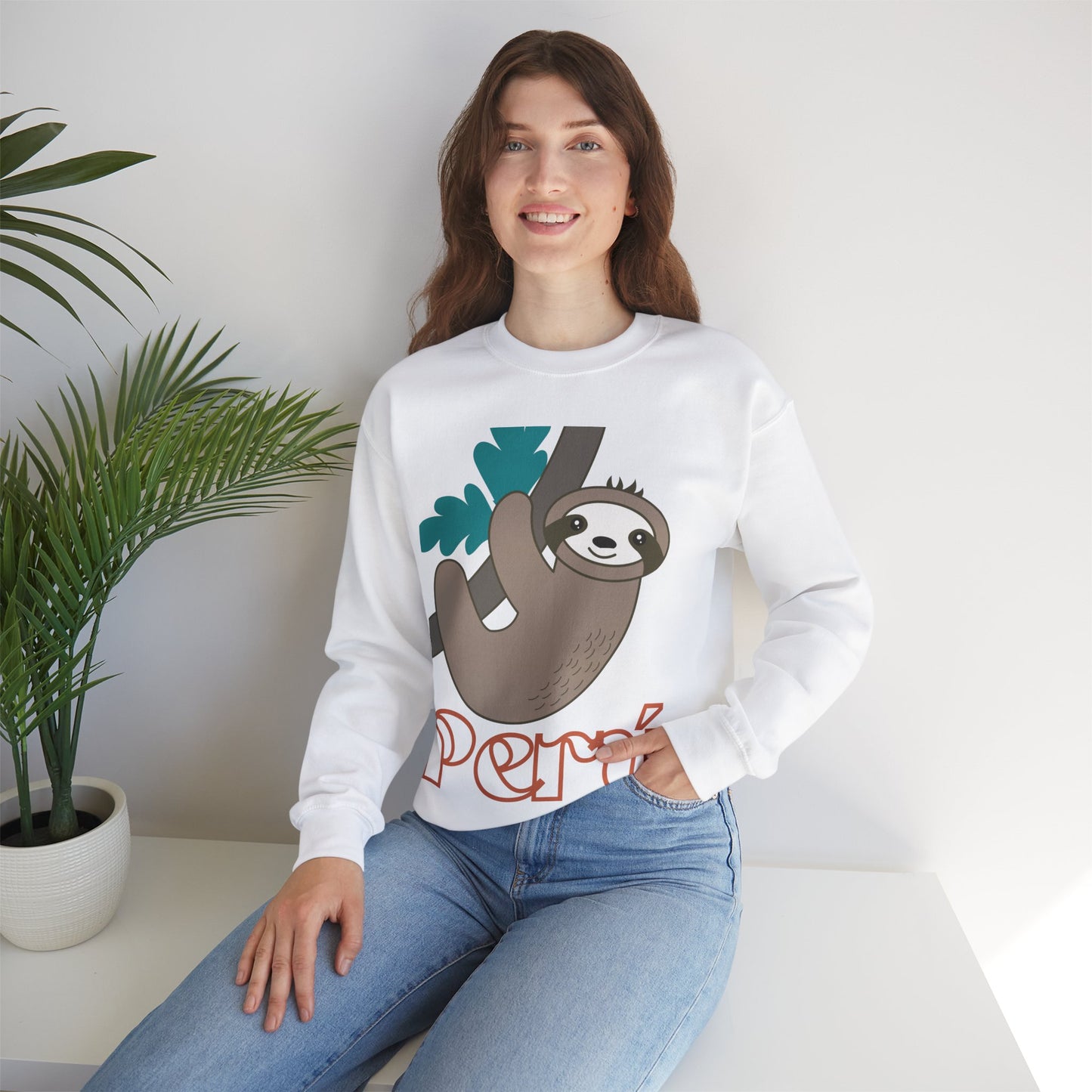 Best Unisex Peruvian Sweatshirt "Peru Rain Forest"