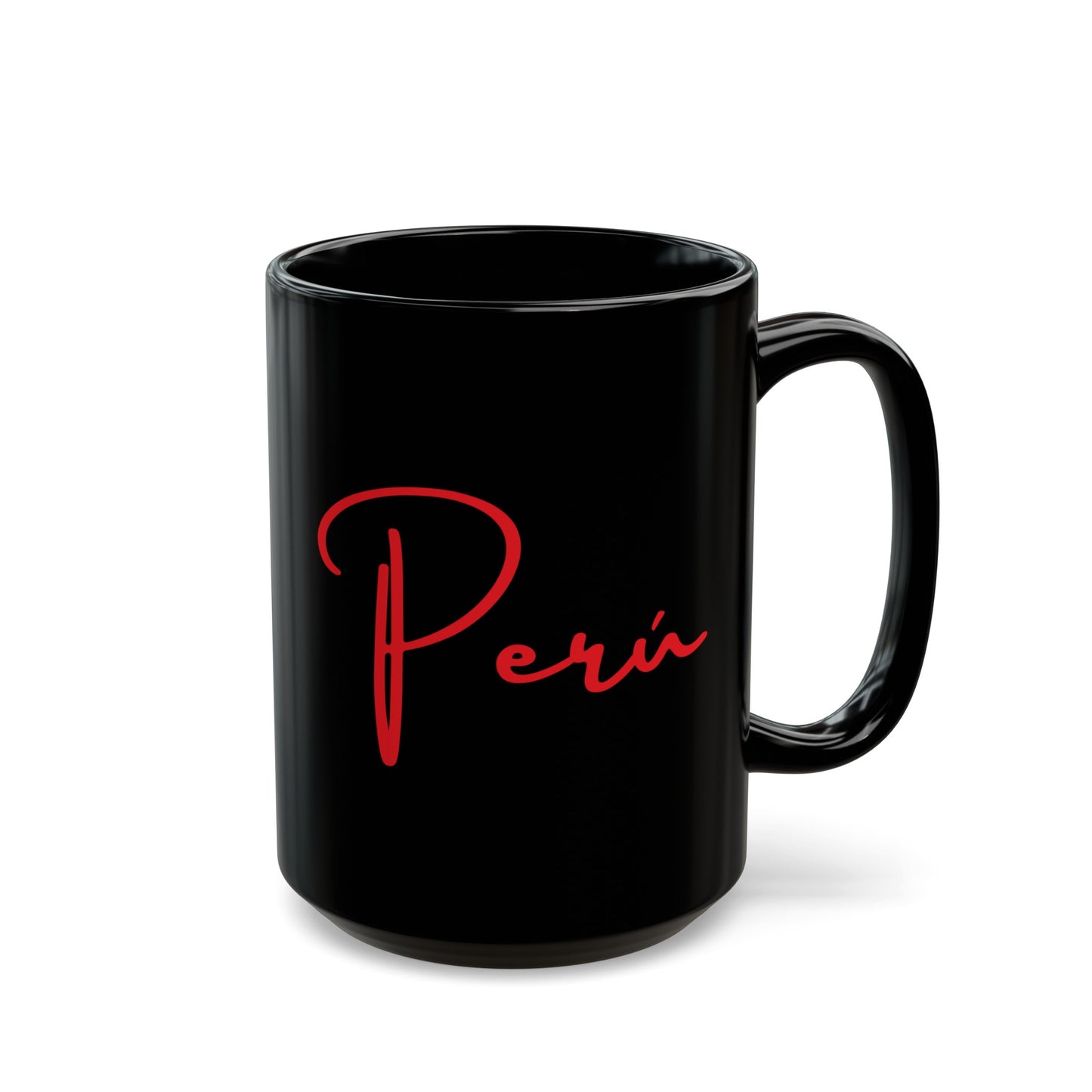 Best Peruvian Coffee Black Mug (11oz, 15oz) "Peru"