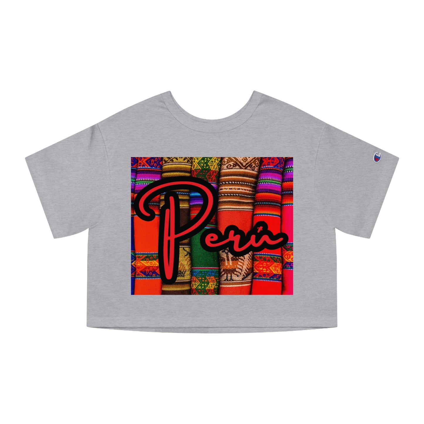 Champion Peruvian Cropped T-Shirt Peru Colors