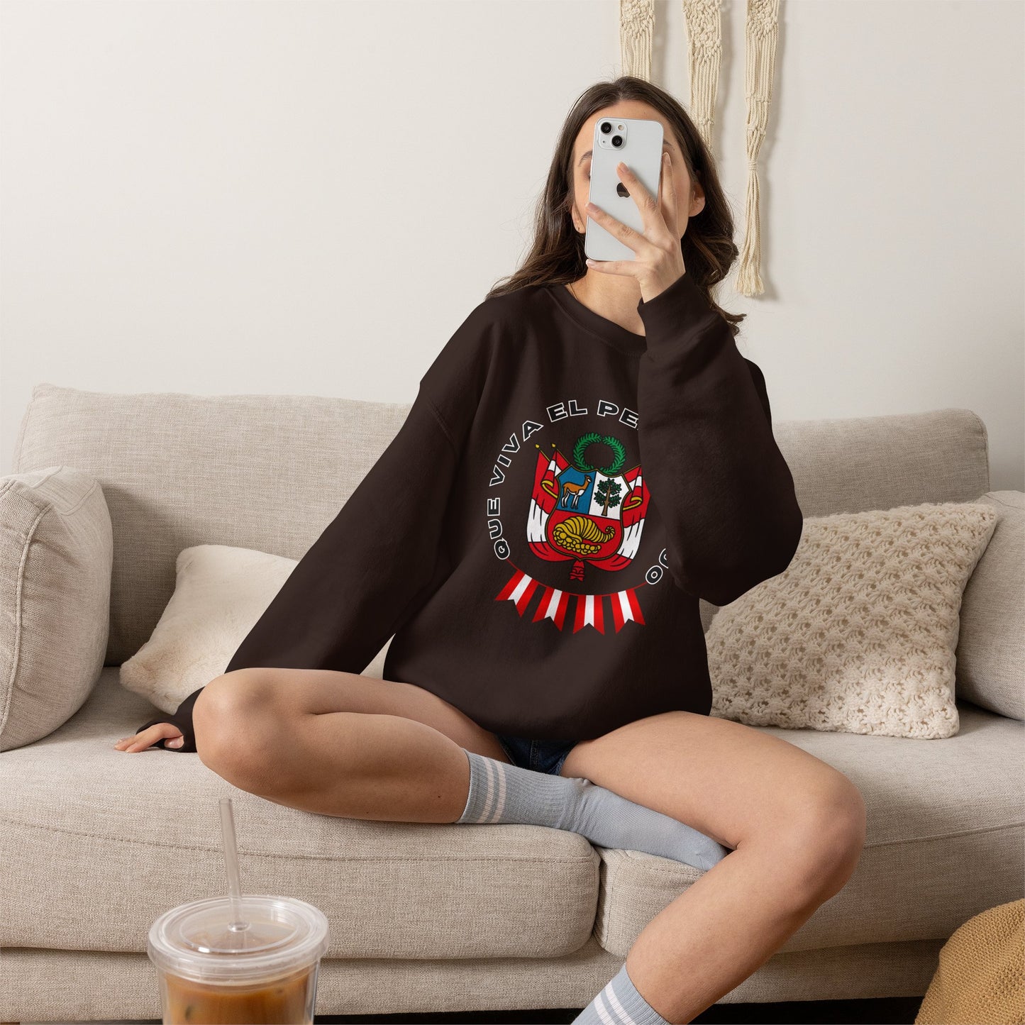 Best Peruvian Unisex Sweatshirt "PERU Escarapela"