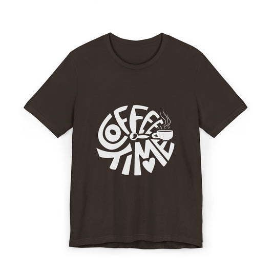 Coffee Time T-Shirt – Retro Coffee Lover Graphic Tee (USA Shipping)