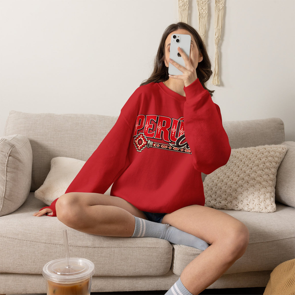 Best Perú es Clave Sweatshirt - Chakana Key Crewneck Gift