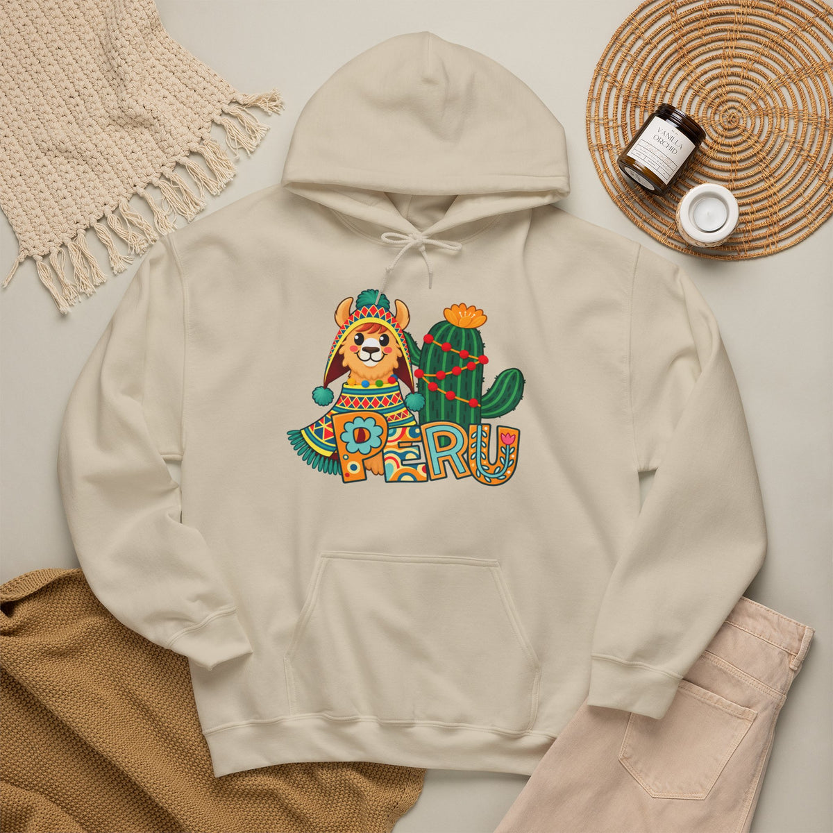 Best Chullo Llama Peru Hoodie - Cute Andean Poncho Gift
