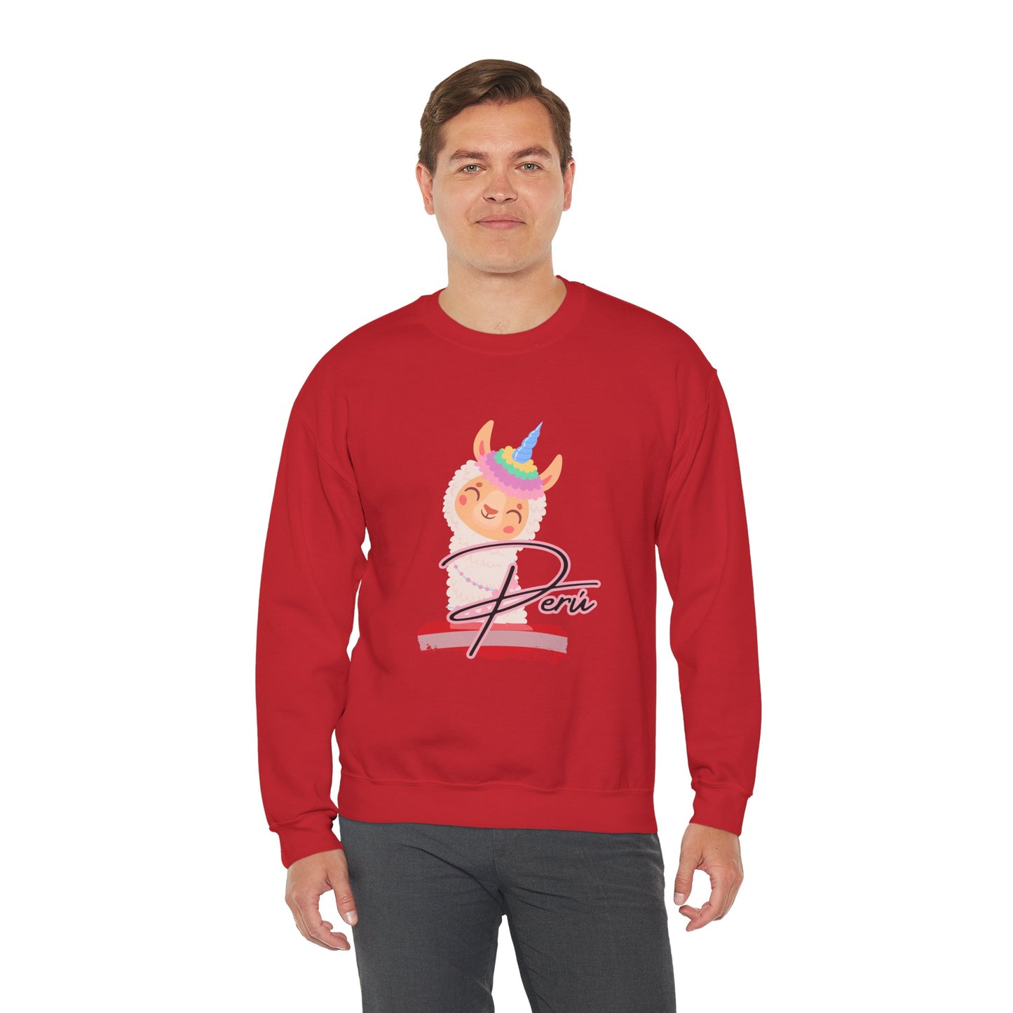 Best Unisex Sweatshirt Peruvian Inspired "Llama Unicorn"